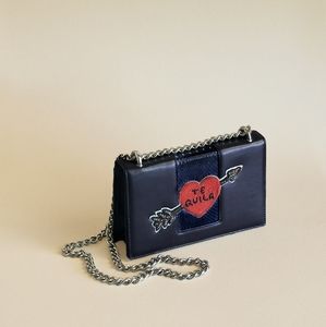 ❤️ Tita Madrid genuine leather chain bag Tequila